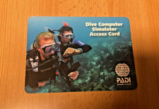 PADI elearning  Dive Computer Simulator Access Card Code