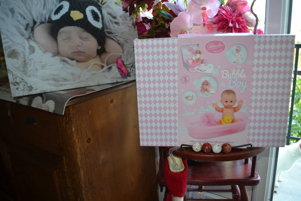 petitcollin  poupee neuve petit calin bubble boy +  acce EPUISE mondial - Photo 3/4