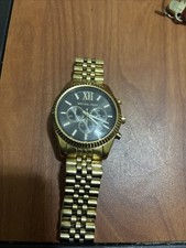 Michael Kors Lexington MK8286 Men Gold Stainless Steel Analog Dial Watch