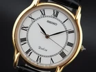 Vintage 1988 Seiko  Dolce 5S21-8A00 White Sweep Second Quartz Mens Watch JAPAN