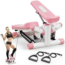 Steppers for Exercise at Home Portable Twist Stepper Mini Stair Stepper Shape...