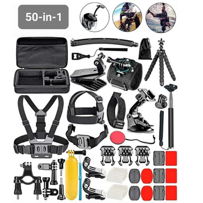 50-in-1 Action Kamera Zubehör Set Für GoPro Hero 13 12 11 10 9 Sport Cam Zubehör