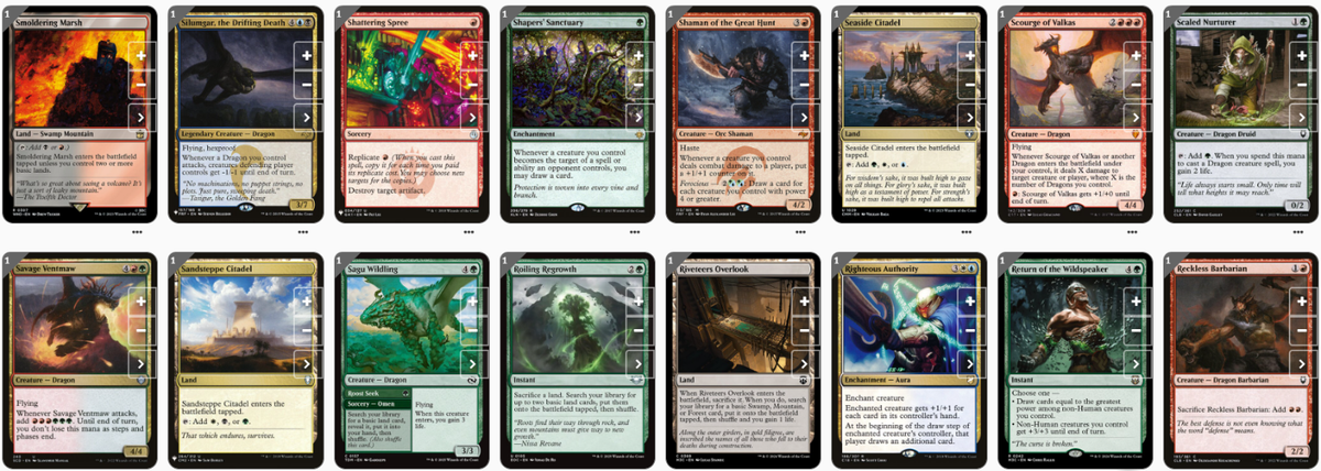 The Ur-Dragon *Custom Commander Deck* EDH MTG Dragon Tribal