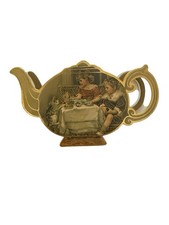 B.SHACKMAN  CO 1988 PUSSY TO TEA MINIATURE PLASTIC TEA SET Container