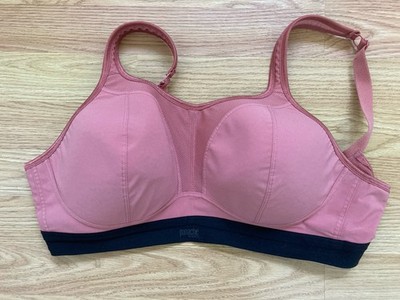 PANACHE non-wired Sports Bra, Pink/Peach 7341B, SIZE 36E