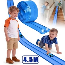 Race Track Dual Racetrack Car Race Track Flexible 5M Indoor For Educational Play