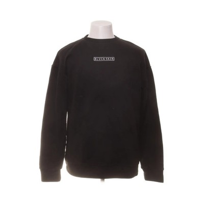 BLVCK SKIN, Sweatshirt, Größe: L, Schwarz, Baumwolle, Print, Herren #n5i