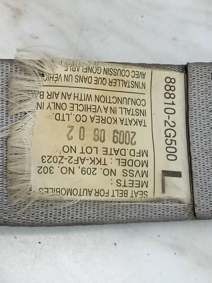 Used Front Left Seat Belt Front fits: 2010 Kia Optima VIN E 5th digit US market Foto 4 de 4