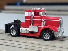TYCO US-1 ELECTRIC TRUCKING RED PETERBILT SEMI TRUCK ON A RECONDITIONED CHASSIS