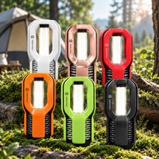 Rechargeable LED Camping Lantern 4 Modes Dimmable Tent Light 3000K Color Options
