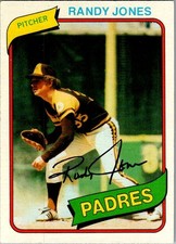 1980 Topps - Randy Jones #305 - San DIego PAdres