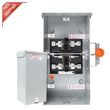 Heavy Duty 100A Transfer Switch with Corrosion-Resistant NEMA 3R Enclosure