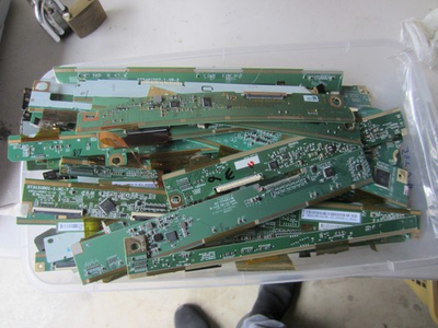 #ad #ad Lot of 11.75Lbs TV LCD Monitors PCB Double Sided Gold Fingers For Scrap Gold $126.78