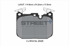 Bremsbeläge BMW 4 Coupe (F32, F82) 425 d Baujahr 03/14-02/16 KW 155 PS 211
