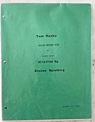 SAVING PRIVATE RYAN - 1998 Movie Script Screenplay by Robert Rodat