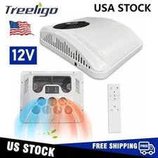 12V Dual Model Cooling &Heater Rooftop Air Conditioner AC Kit For RV Trailer 