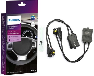 Philips LED Canbus Error Canceler H11 Head Light Low Beam Stop Flicker Lamp Fit