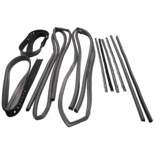 Sweep Belt, Glass Run Window Channel & Door Seal Kit for 67-72 Chevy Pickup 