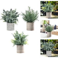 Artificial Small Potted Plants Faux Plant in Pot Decorative Creative Design