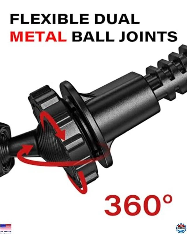 Soporte de coche GPS bola de 22 mm de alta resistencia 1Zero - Soporte de parabrisas ajustable para Foto 4 de 4