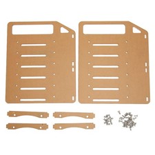 3.5in Hard Drive Bracket, Transparent Acrylic HDD Shelf for Desktop DIY Storage