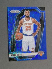 2024-25 Panini Prizm - Mikal Bridges Blue Fast Break Prizm 091/150 - Knicks
