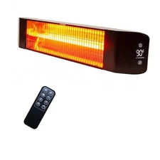 Electric Outdoor Heater 1500W - Patio Heater for Outdoor Use, Silent & 