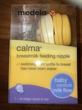 MEDELA CALMA Breastmilk Feeding Nipple  Cap  BPA FREE  NEW