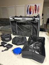 Petskd Soft-Sided Travel Dog Crate 36 in L Black Fabric Foldable Carrier