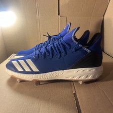 Men's sz 12.adidas Boost Icon 4 Baseball Soccer Cleats Royal Blue CG5150 Shoes