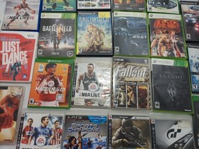 Untested Video Game Lot 30+ Games - Playstation/ Dreamcast/xbox/switch