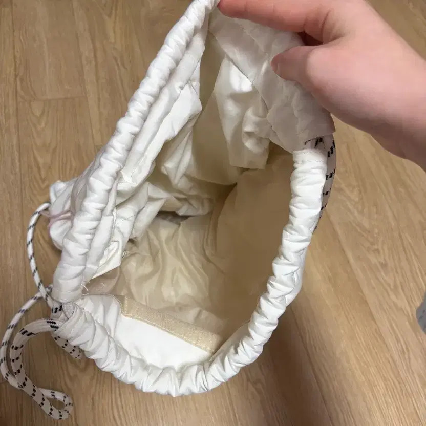 Ivory String Backpack Lightweight Casual Bag - image 1