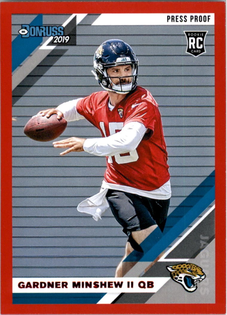 2019 Donruss Press Proof Red #292 Gardner Minshew II - FB