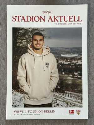 Programm - VfB Stuttgart - 1.FC Union Berlin 18.01.2026, BL-Saison 2025/26