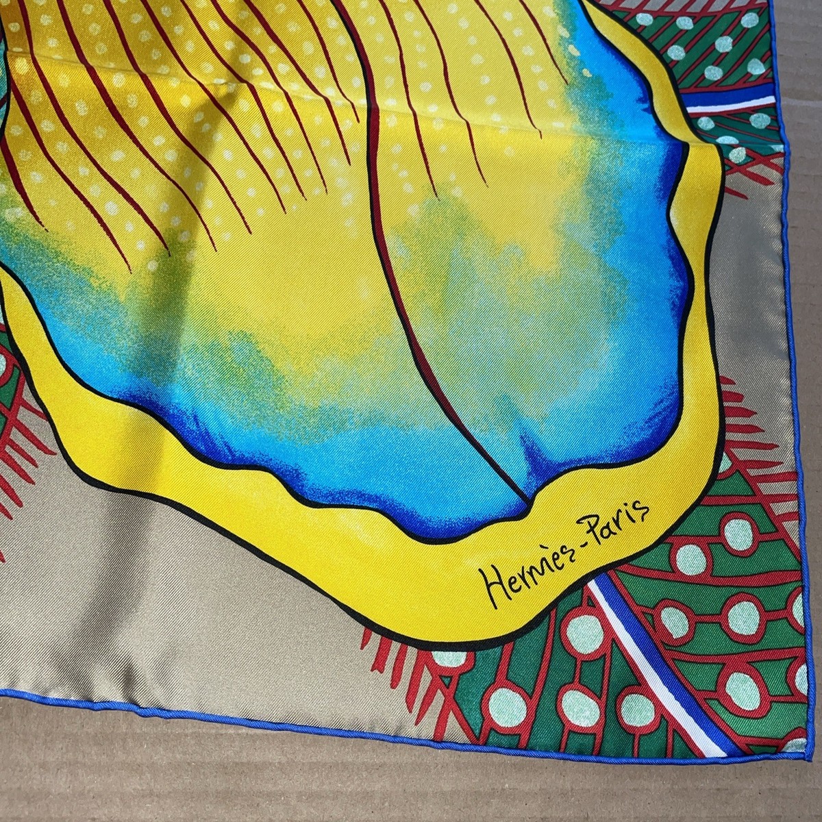 New Hermes scarf silk Carre 90 cm Baobab Cat 35