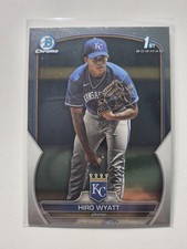 2023 Bowman Chrome 1st Hiro Wyatt BDC 80 Royals