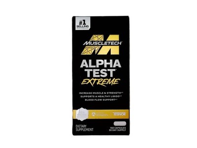 MUSCLETECH ALPHA TEST EXTREME 150 CAPSULES EXP. 01/2027 +