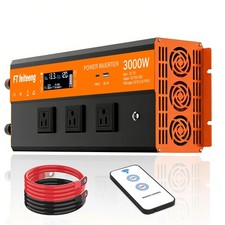 3000W Power Inverter, 12v DC to 120v Ac Inverter, Power Inverters for Vehicle...