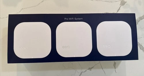 Eero Pro 2nd Generation B010301 Mesh Tri Band WiFi System - White (3-Pack)