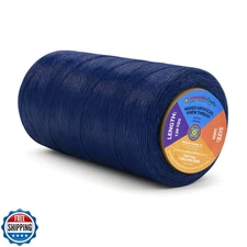 Mandala Crafts Navy Blue Artificial Sinew Thread Waxed String for Basket Weav