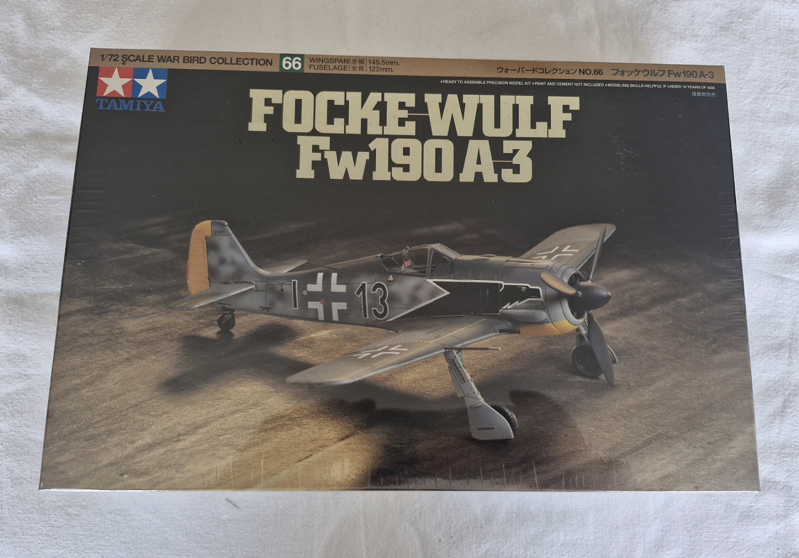 Fw190 A-3 1/72 Tamiya maquette de collection War Bird sous emballage scellé