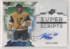 2022-23 SPx Rookie Superscripts Zack Hayes #SSR-ZH Auto 1r8m