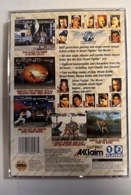 Street Fighter: The Movie Sega Saturn CIB Manual Reg Card Tested Working