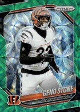 2025 Panini Prizm #61 Geno Stone Green Scope #/75