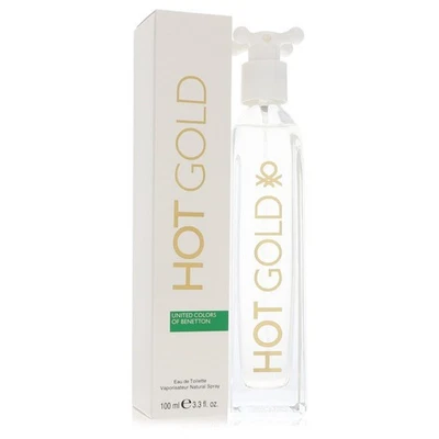 Hot Gold by Benetton Eau De Toilette Spray 3.3 oz / e 100 ml - Imagen 1 de 4