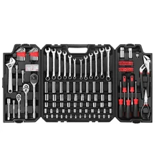 Eastvolt 248 Pieces Mechanics Tool Set, General Purpose Mixed Sockets and Wre...