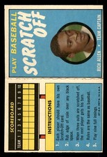 1970 Topps Scratch-Offs Baseball #2 Rich Allen EX/MT *d12