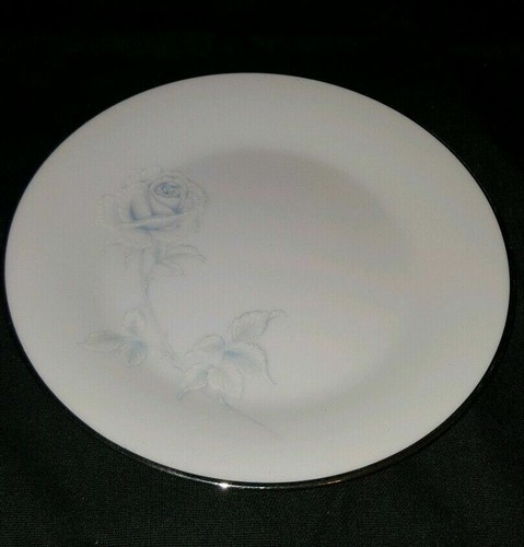 Noritake Virtue 6 1/2 Inch Bread and Butter Plate Blue Rose 2934 - Picture 2 of 3