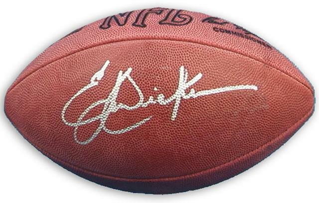 eric dickerson autographed football