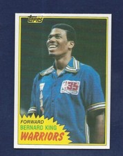 1981 TOPPS BASKETBALL #72 BERNARD KING HOF SHARP PACK FRESH .99 SH H163